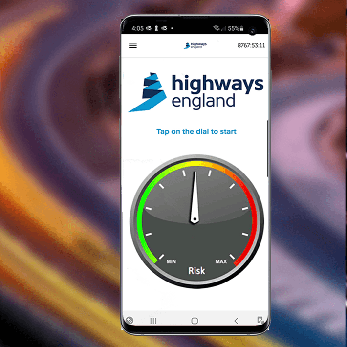 highways england safety game screen