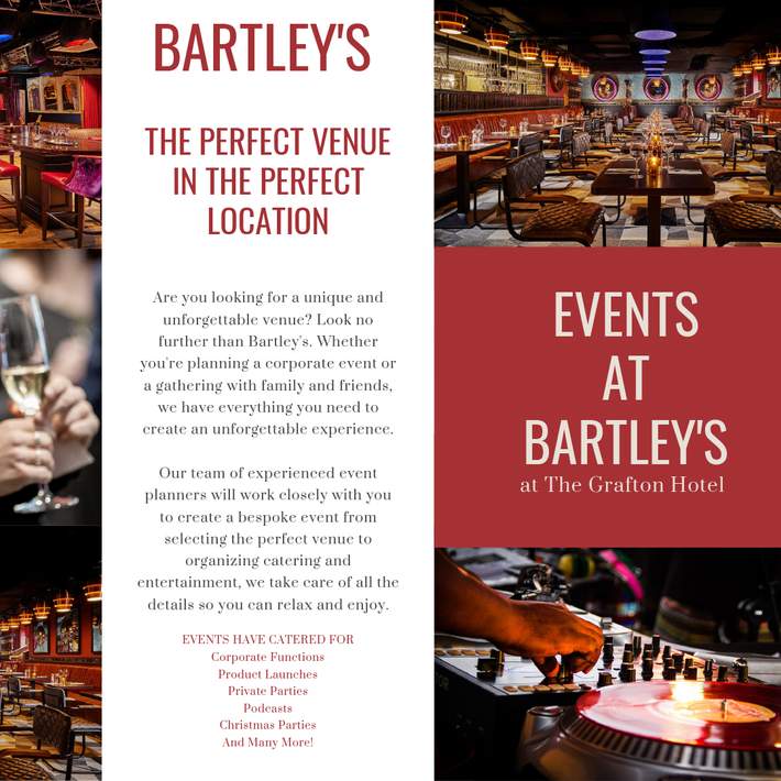 events at bartleys