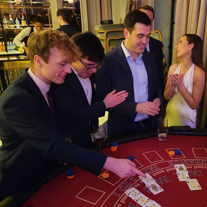 KPMG christmas party casino night