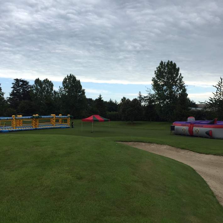 inflatable games at druids glen