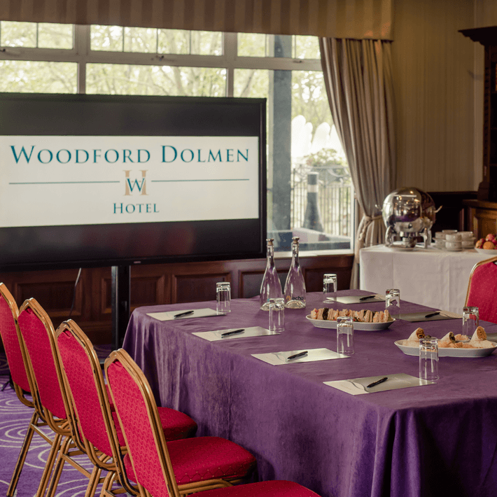 Woodford Dalmon Meeting Set Up With Food