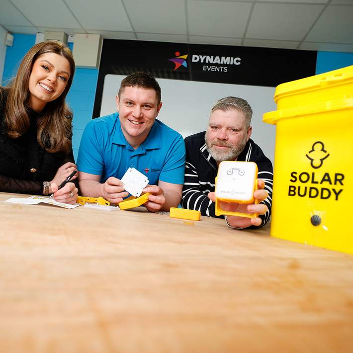 dynamic events staff with solarbuddy