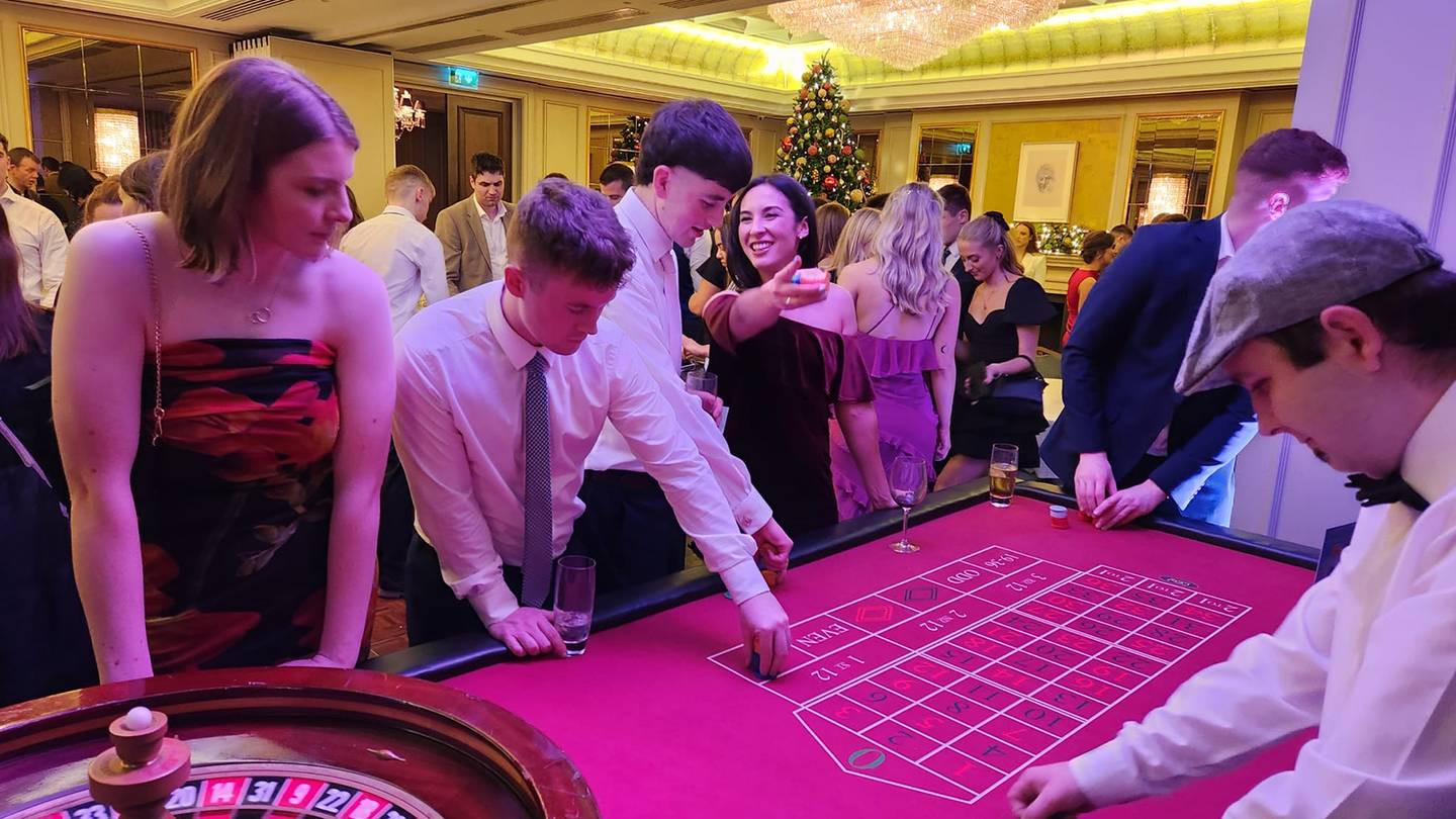 Corporate Casino Night for Work Christmas Party