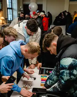 company doing indoor team building activity in ireland