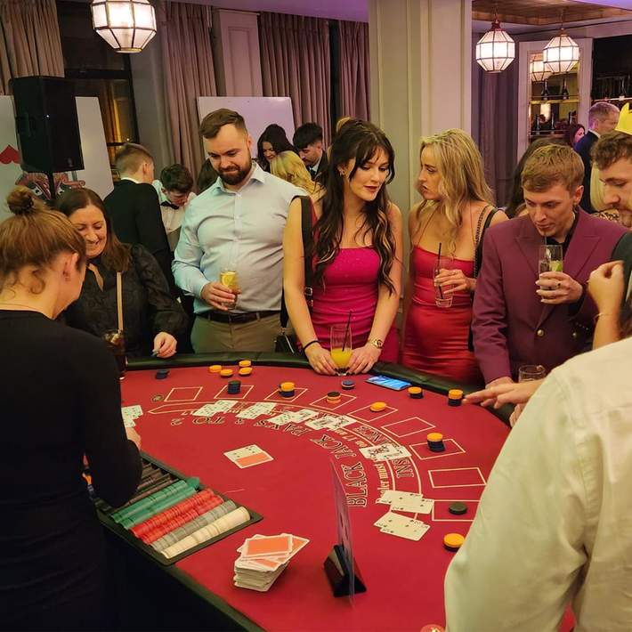 KPMG christmas party casino night