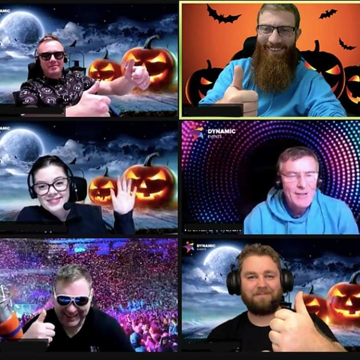 halloween themed virtual team building