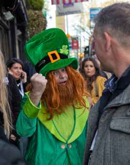 St. Patricks Day meet the city leprechaun 