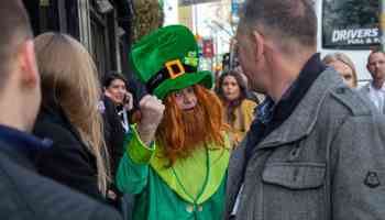 St. Patricks Day meet the city leprechaun 