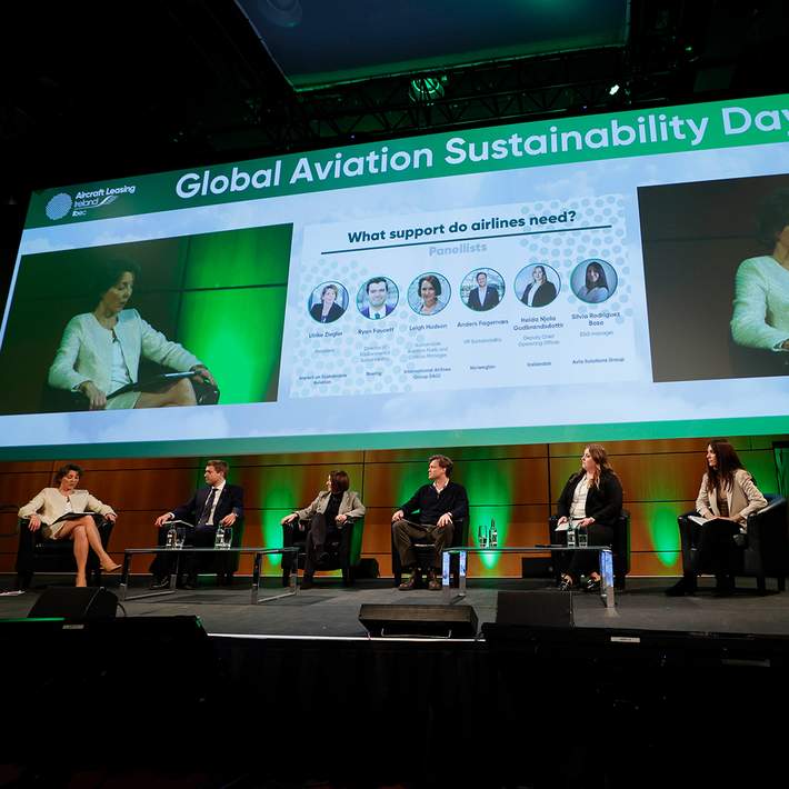 aircraft leasing ireland global aviation sustainability day 2023 airline panel