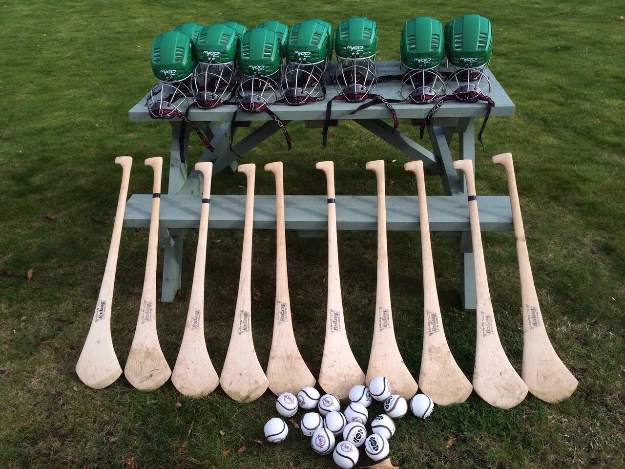 hurleys and sliotars