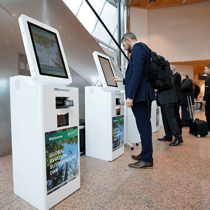 event registration kiosks