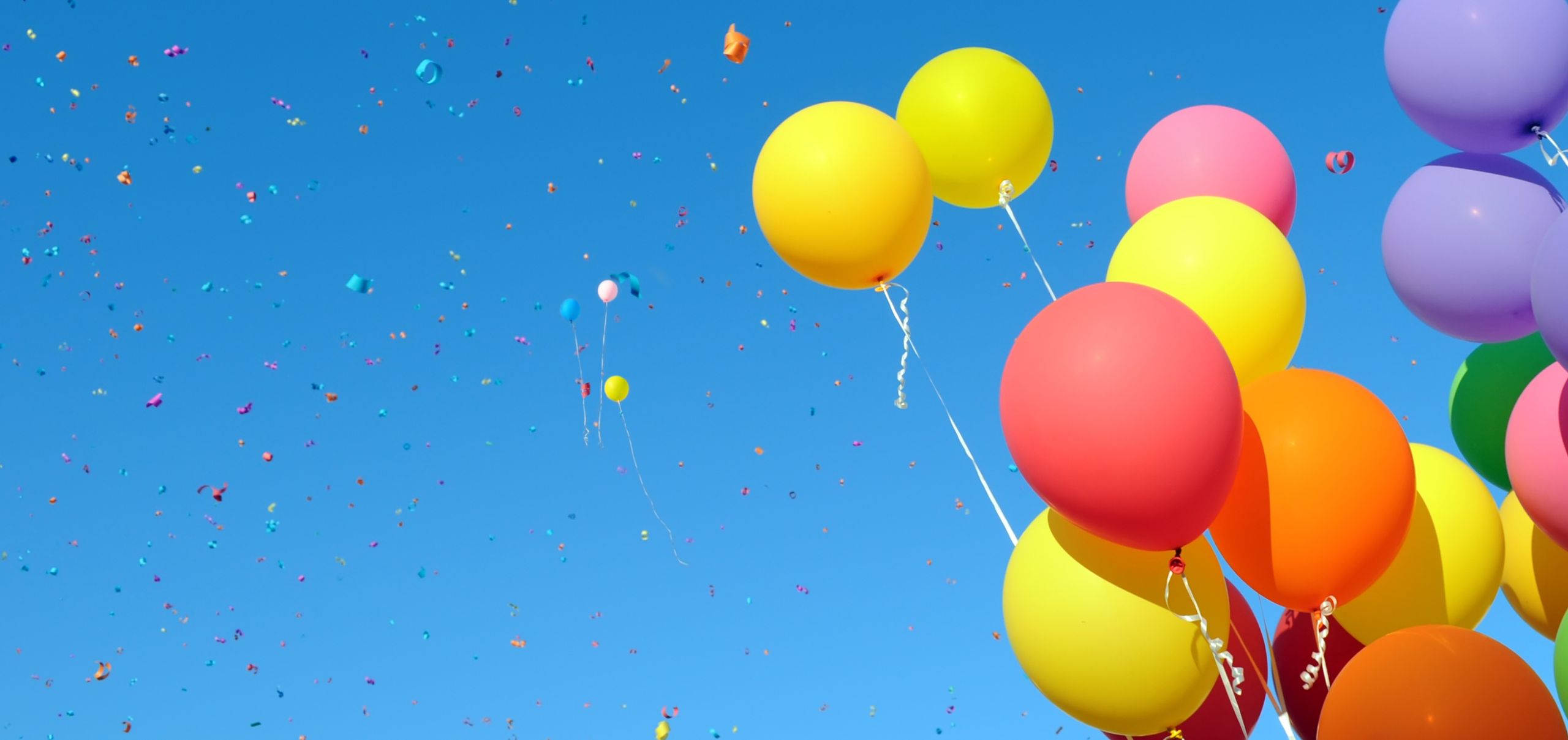 ballons and blue sky