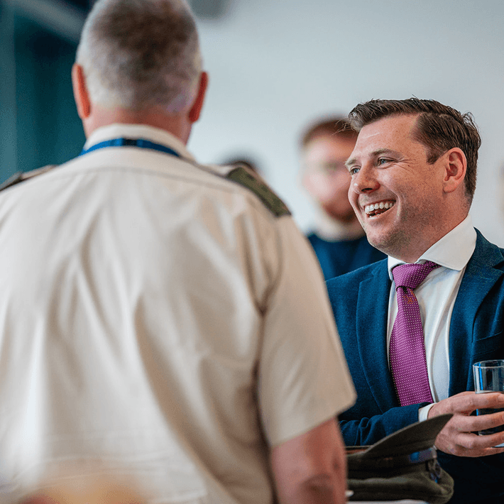 people enjoying networking at conference