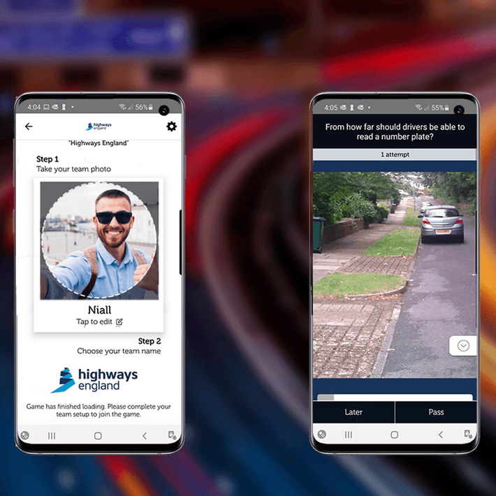 highways england safety game screens