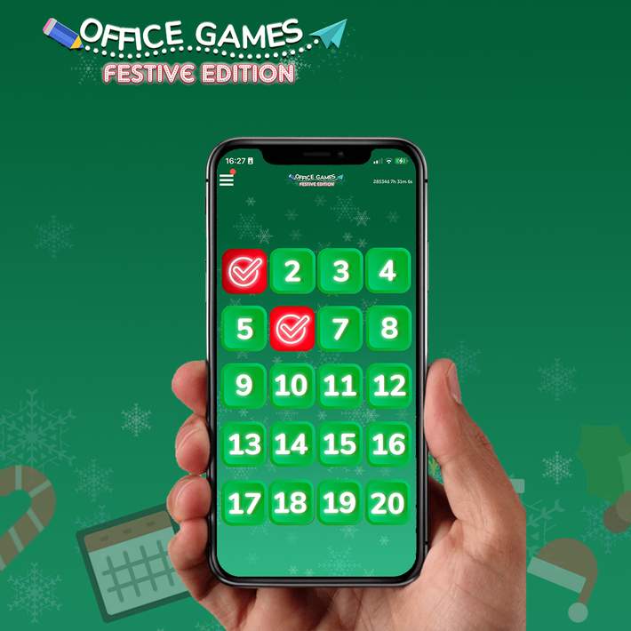 office festive game screen