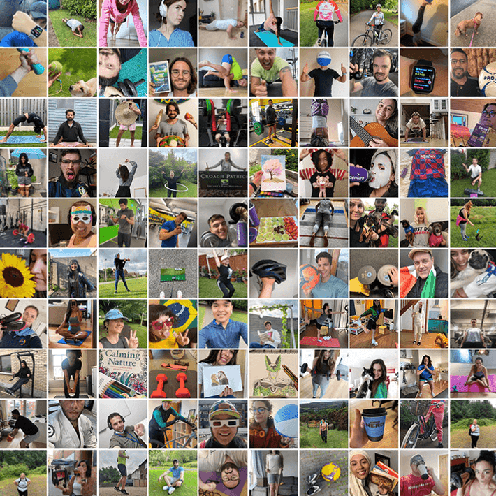 Accenture summer reset collage