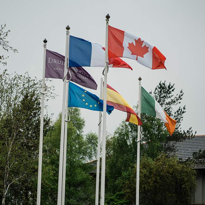 druids glen flags