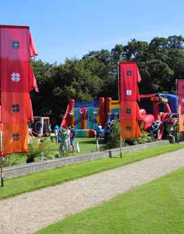 summer festival flags