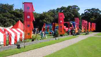 summer festival flags